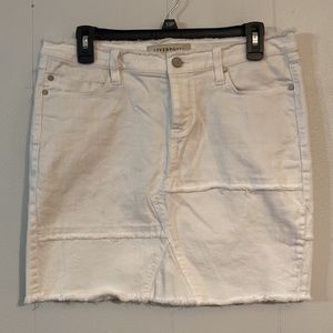 Liverpool Raw Hem Denim Skirt NWOT size 6/28